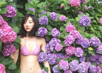 日本女星泡花瓣浴拍写真 出水芙蓉人比花娇[7P]